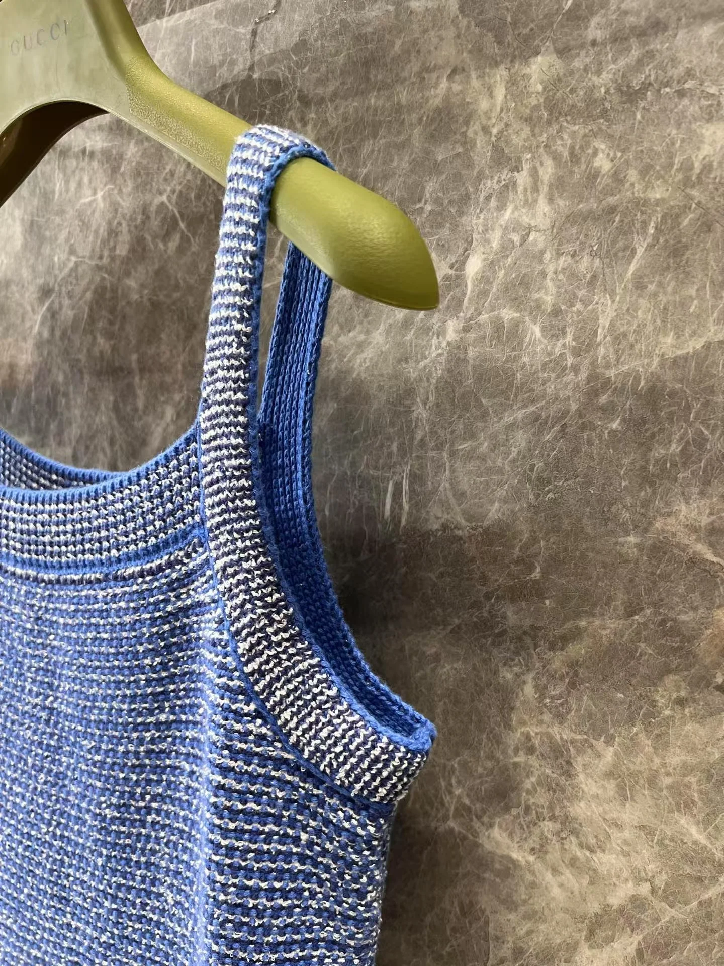 25ss Heavy Vintage Cable Knitted Sling Dress - Ultra-Collectible