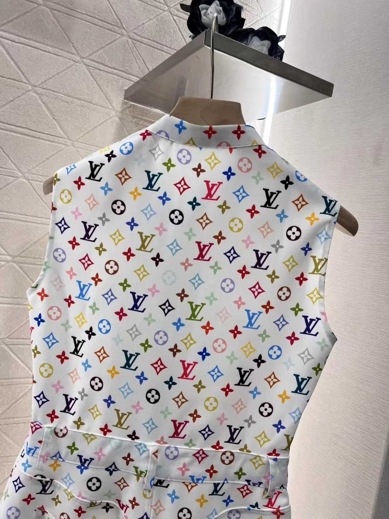 25ss printed zipper sleeveless dress - Ultra-Collectible