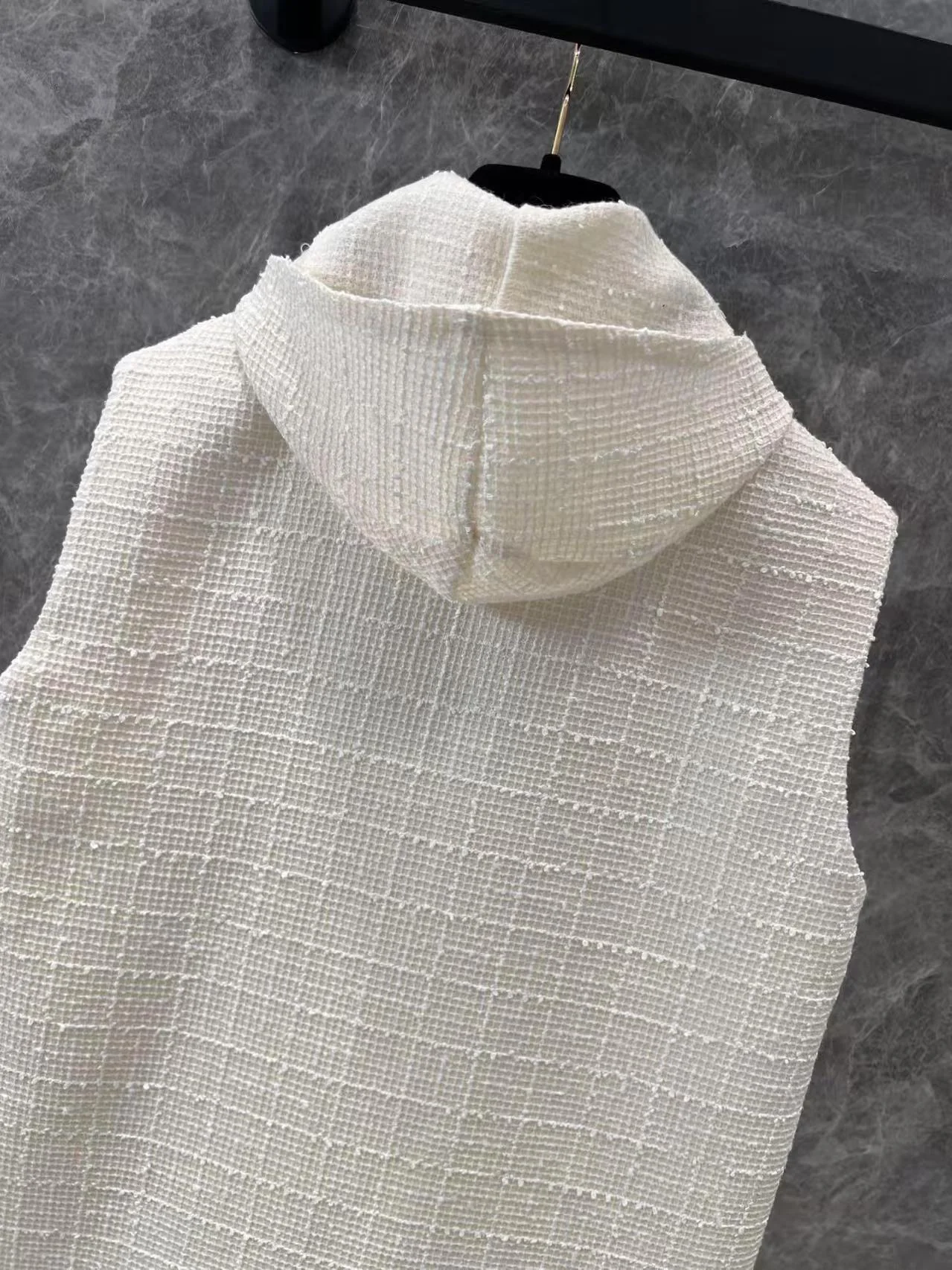 25c early spring new hooded sequin sleeveless slub hooded skirt - Ultra-Collectible