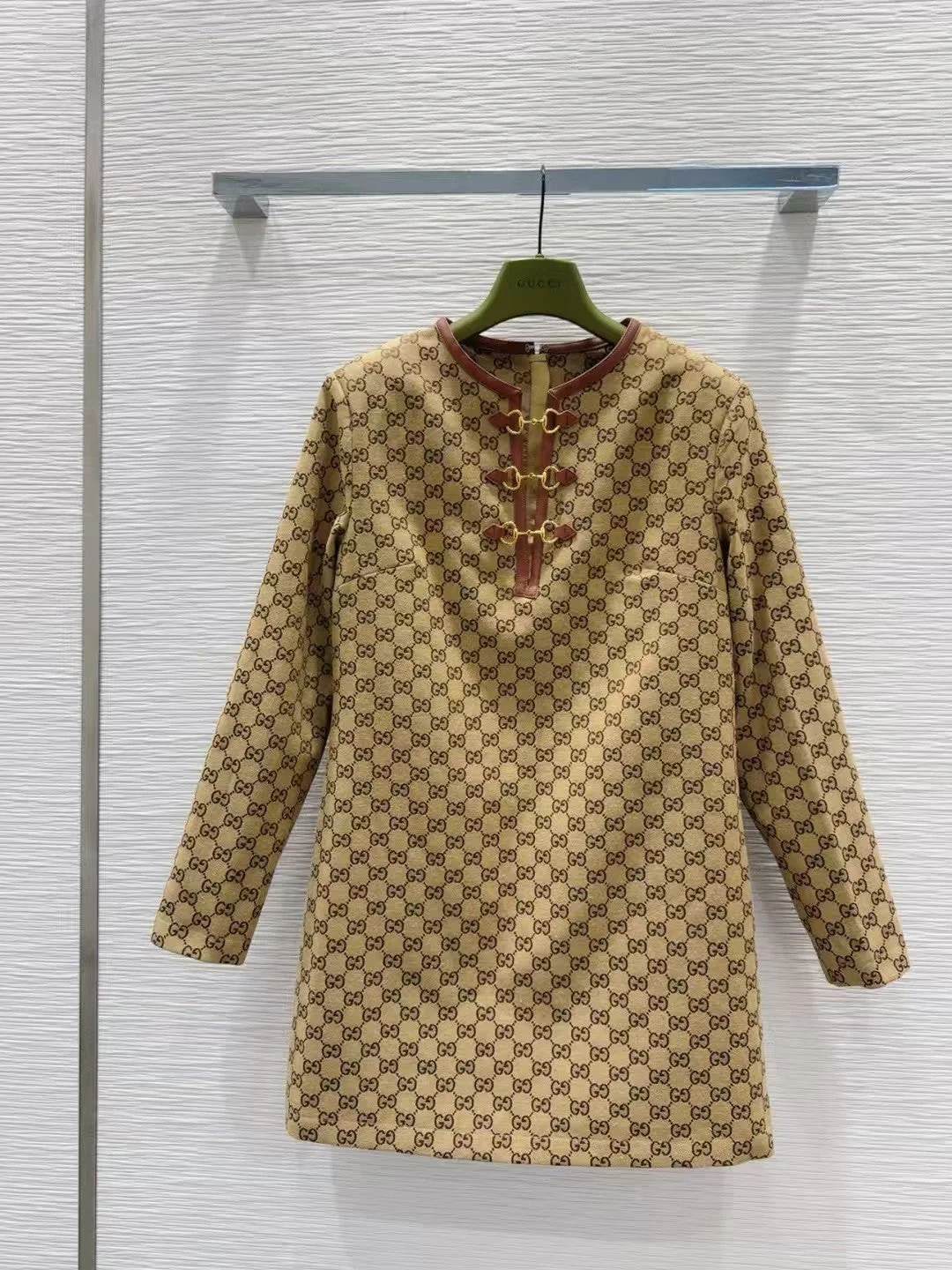 25ss classic double G presbyopia jacquard hollow dress - Ultra-Collectible