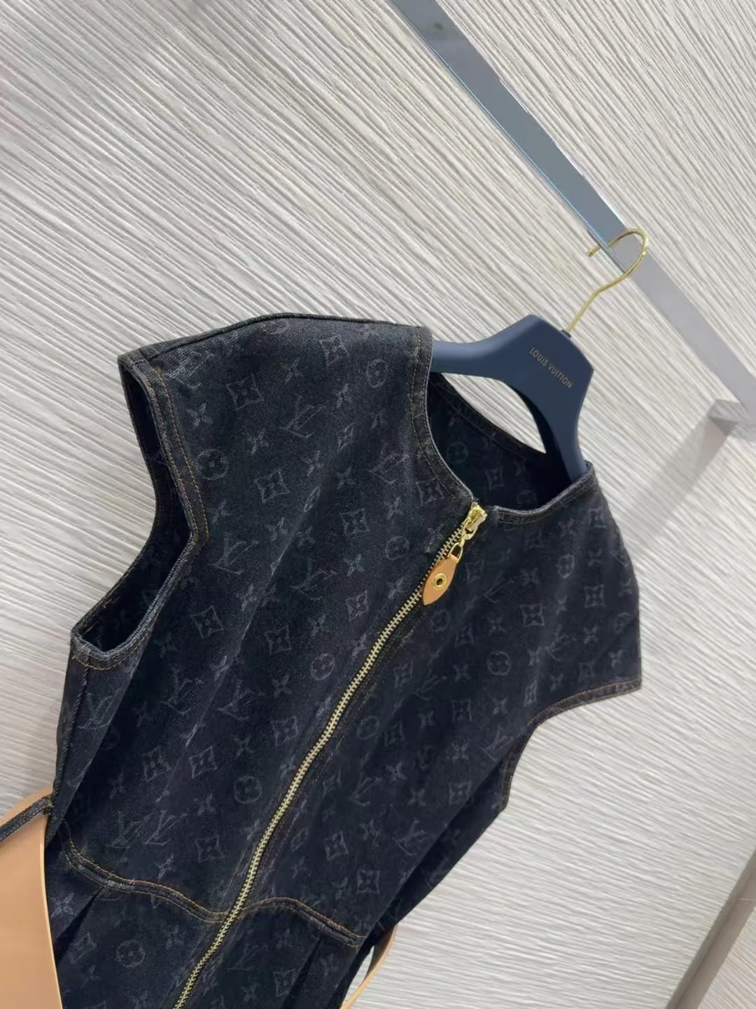 25ss belted jacquard denim dress - Ultra-Collectible