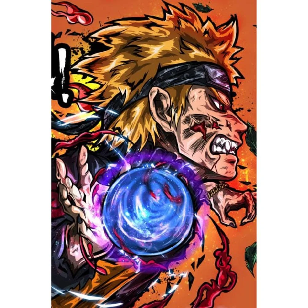 Acrylic Art Naruto Dattebayo