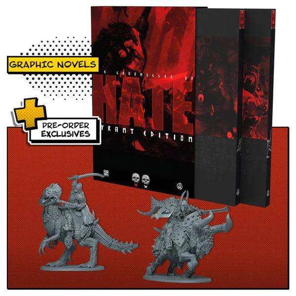 HATE: TYRANT EDITION AND COMIC BOOK EXTRAS