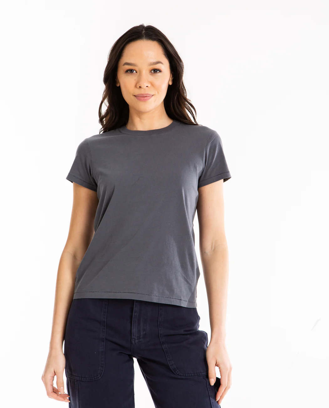 Prospect Tee In 40's Jersey Graphite