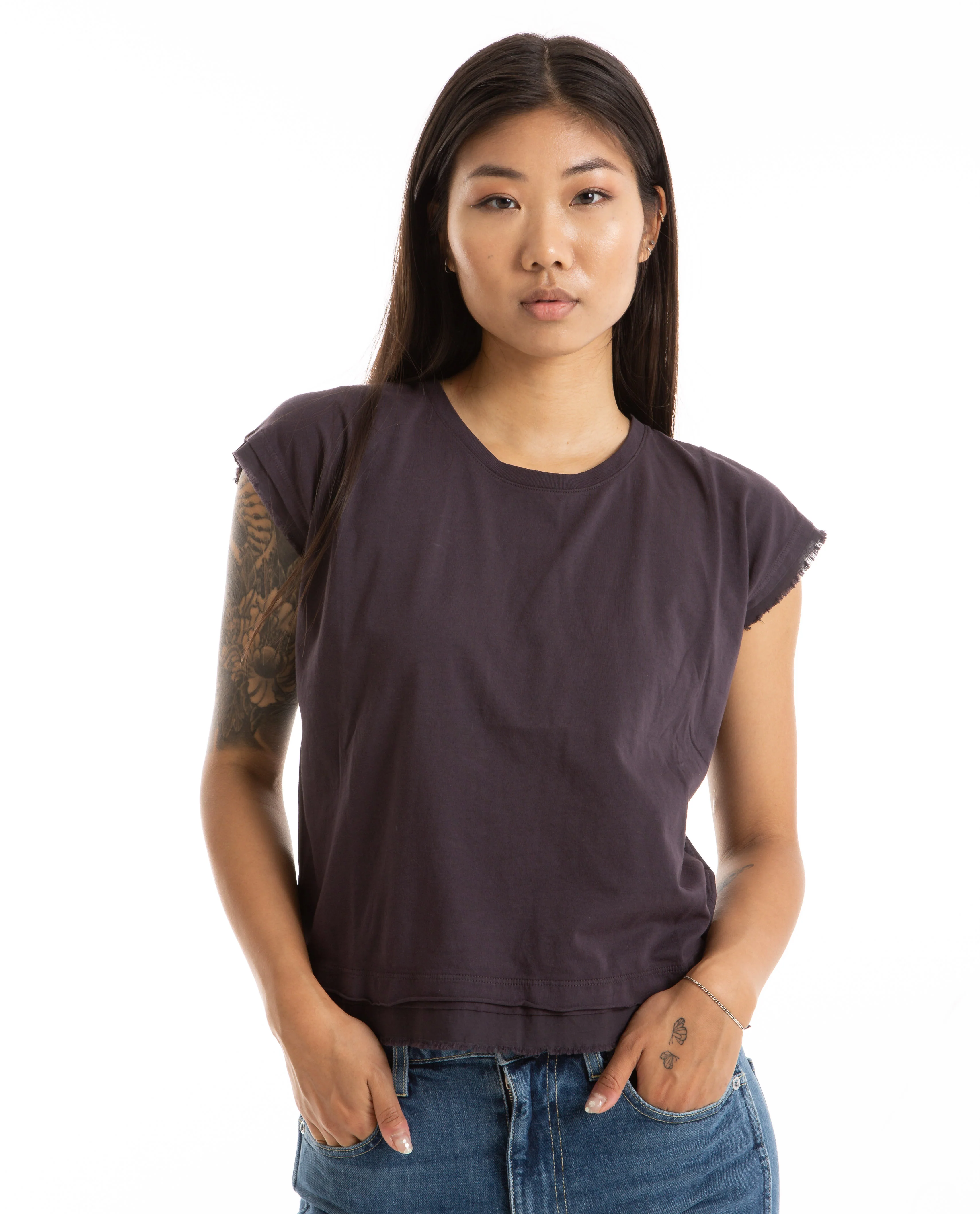 Feather Pima Muscle Tank