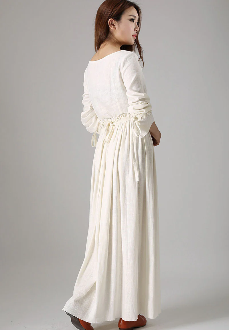 White begin bridesmaid dress 838#