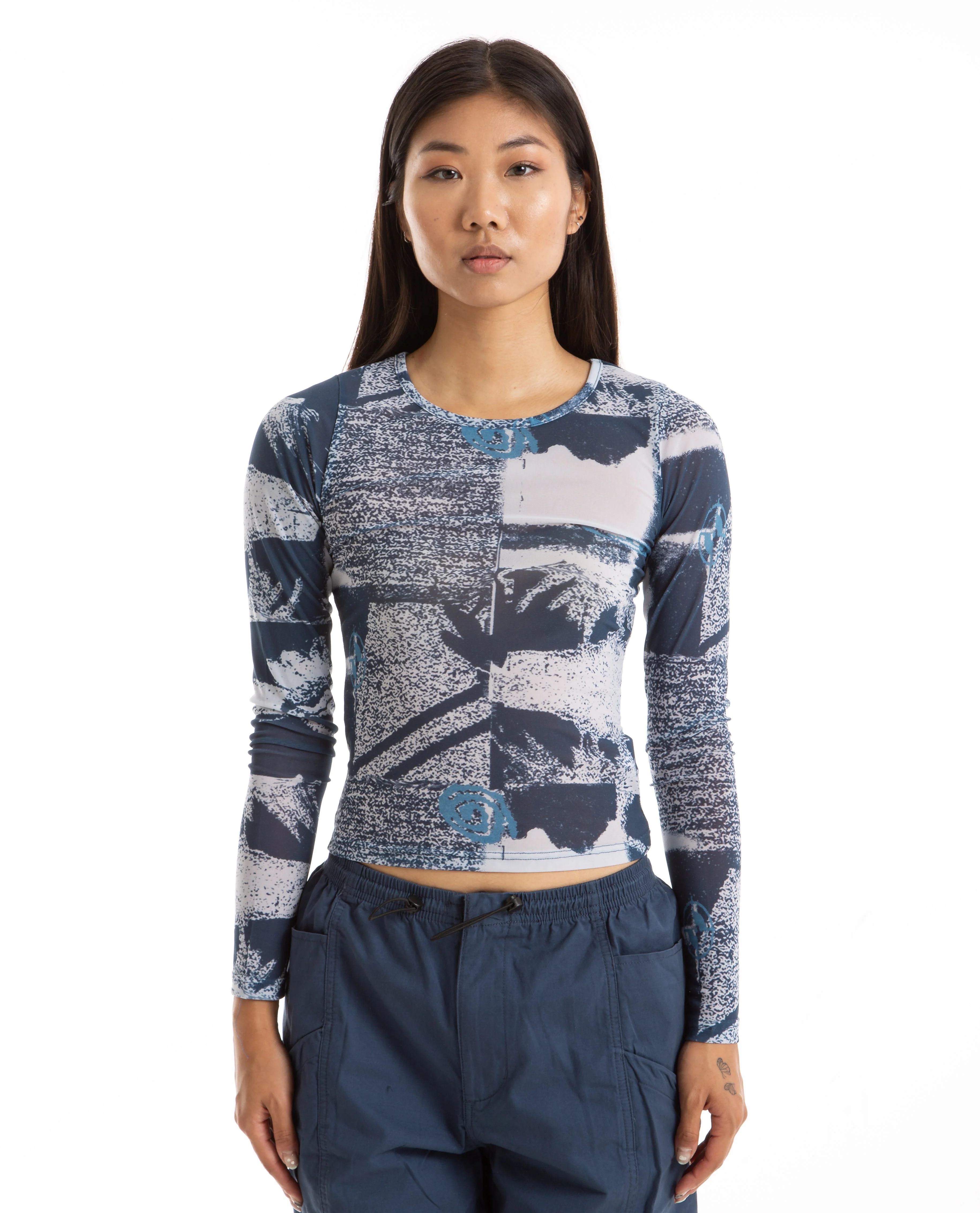 Alchemy Long Sleeve Mesh Top