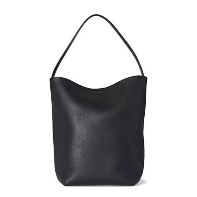 Genuine Leather Bucket Bag Fall and Winter Large Capacity Commuter Tote Bag