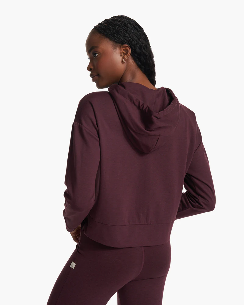 Granite Cropped Hoodie