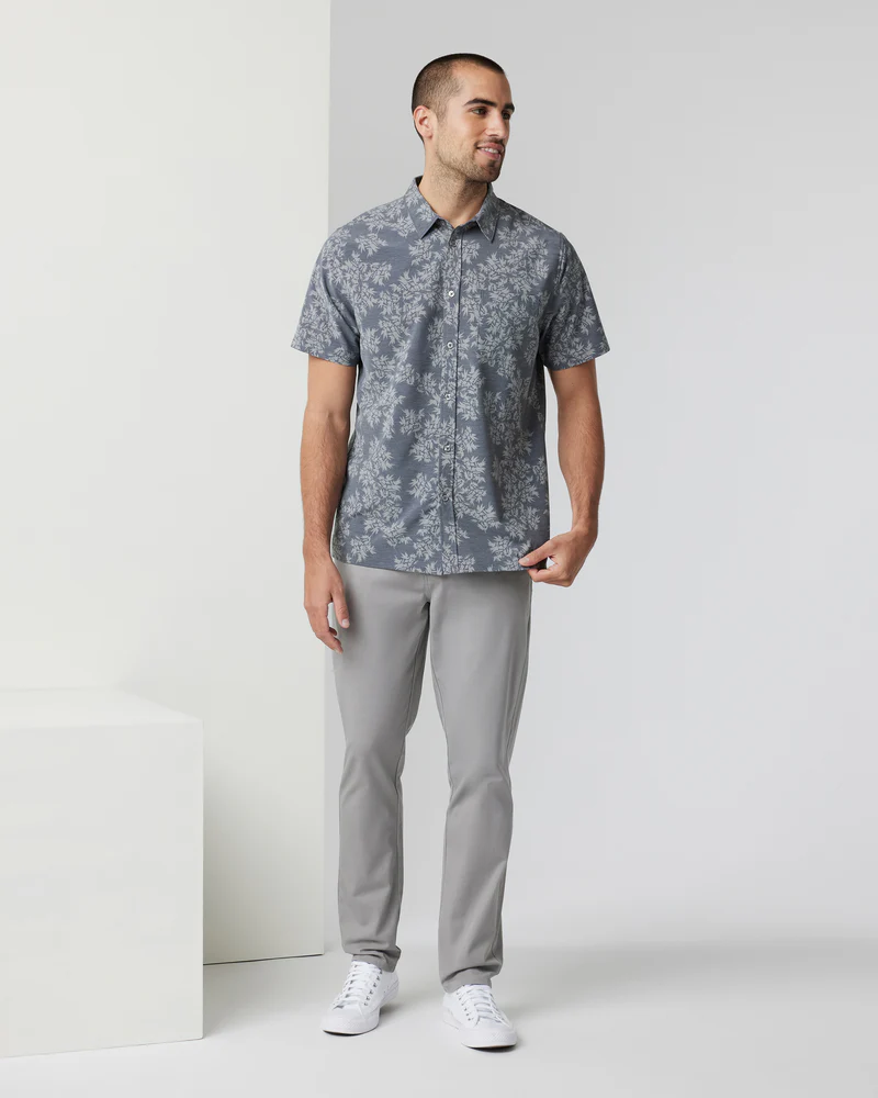 Short-Sleeve Bridge Button Down