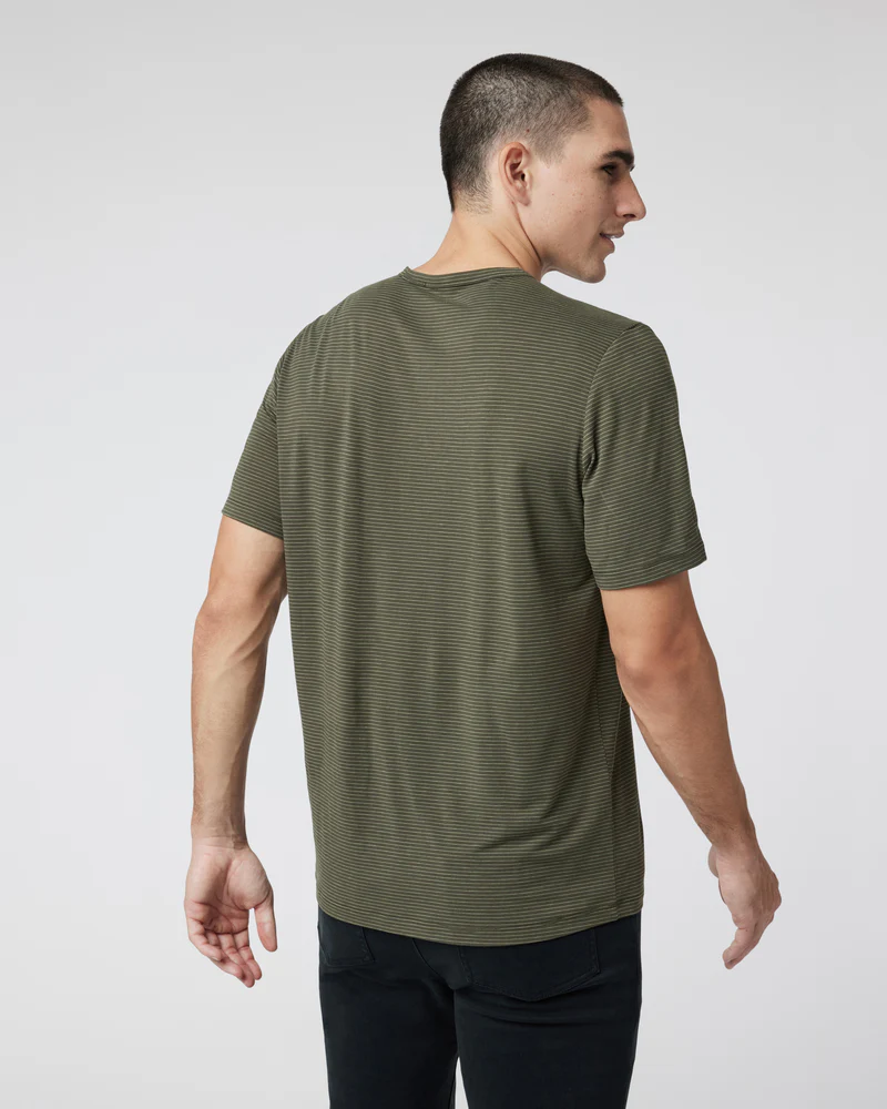 Short Sleeve Current Stripe Tee