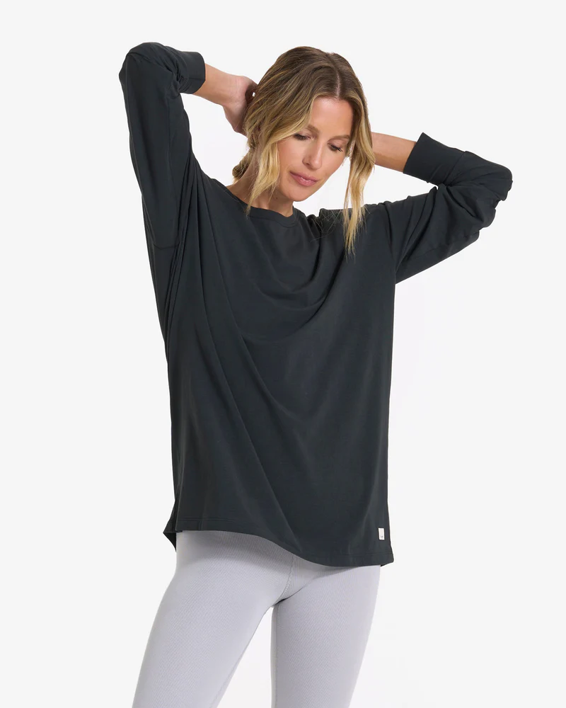 Long-Sleeve Feather Tee