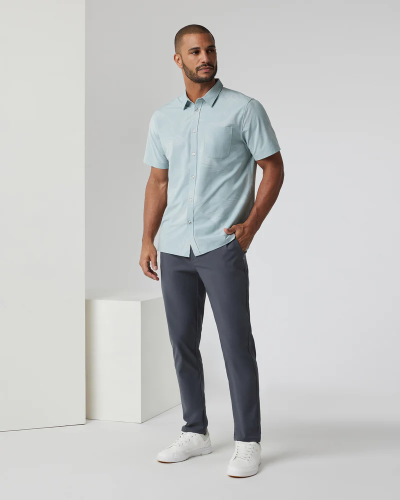 Short-Sleeve Bridge Button Down