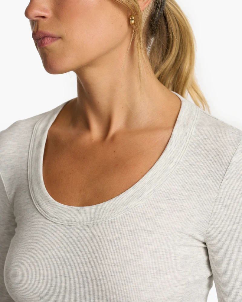 Long Sleeve Pose Scoop Tee