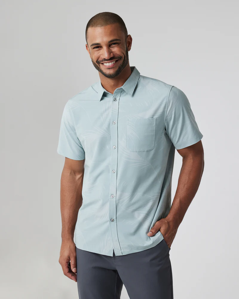 Short-Sleeve Bridge Button Down