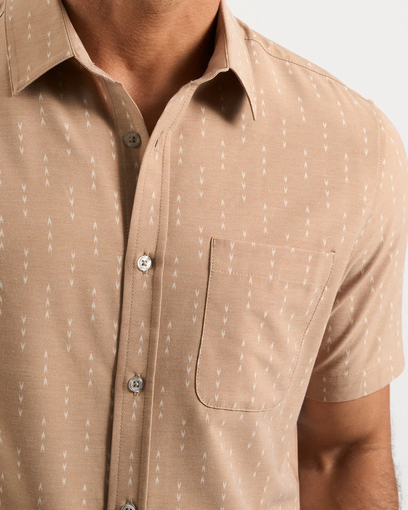 Short-Sleeve Bridge Button Down