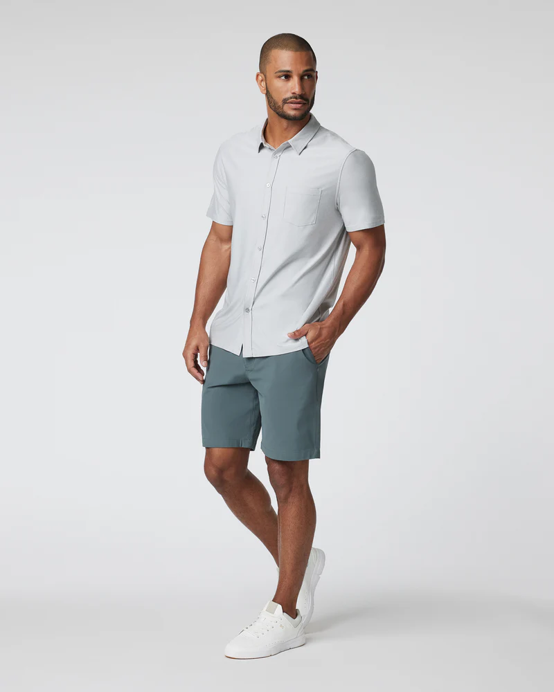 Short Sleeve Strato Button Down