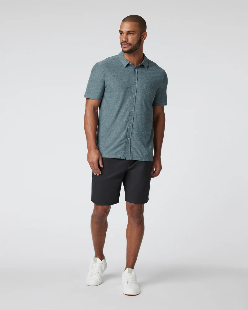 Short Sleeve Strato Button Down