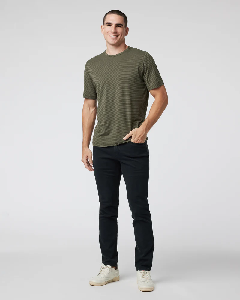 Short Sleeve Current Stripe Tee