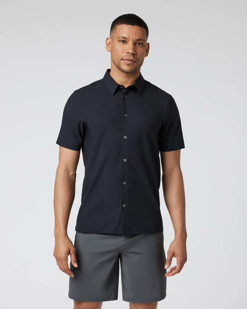 Short Sleeve Manhattan Button Down
