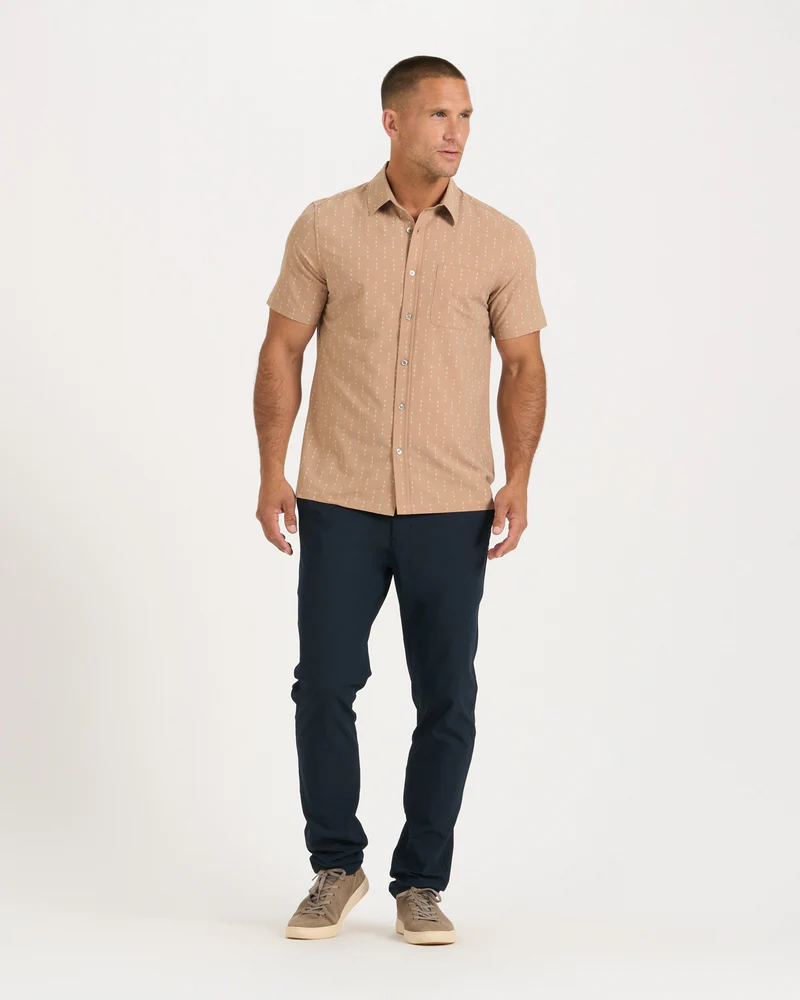 Short-Sleeve Bridge Button Down