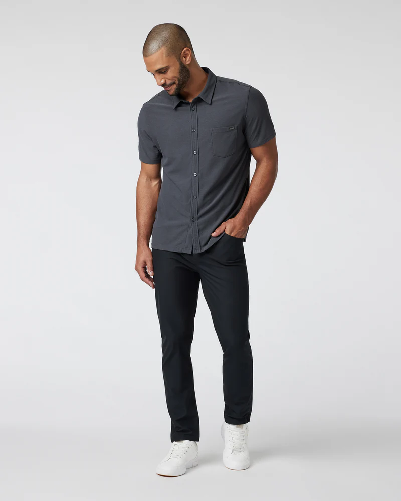 Short-Sleeve Ace Button Down