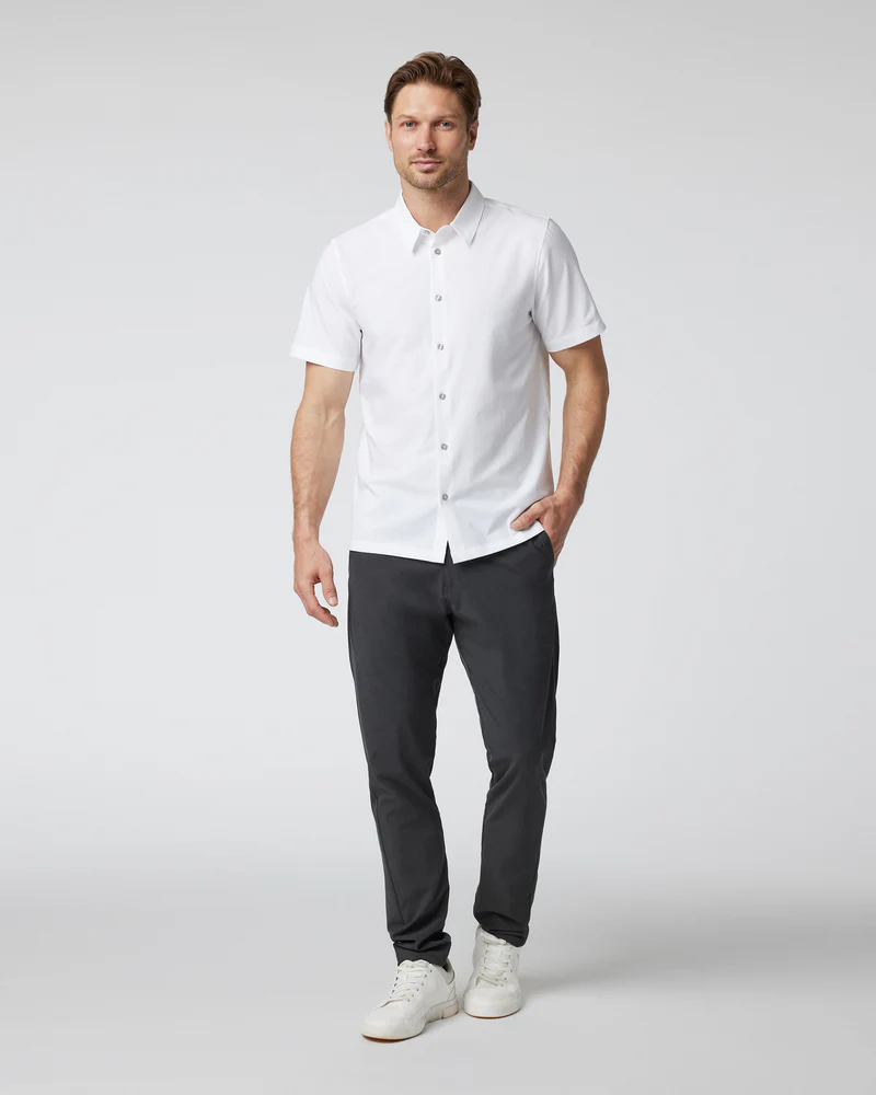 Short Sleeve Manhattan Button Down