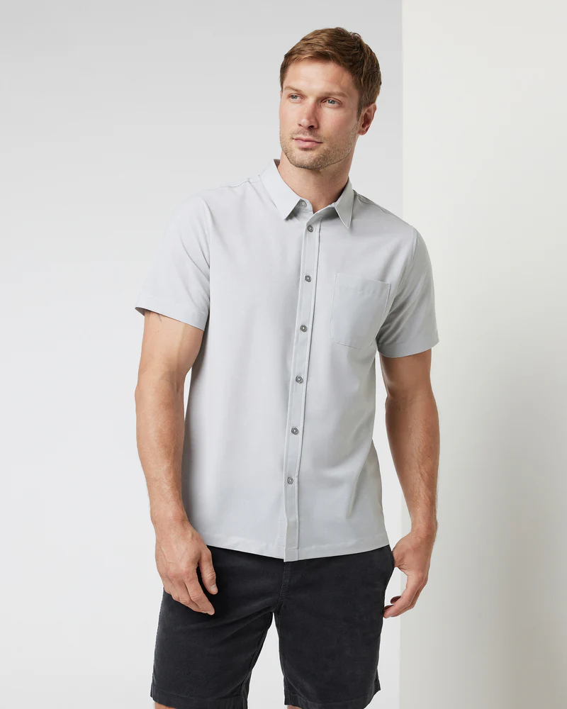 Short Sleeve Bridge Button Down