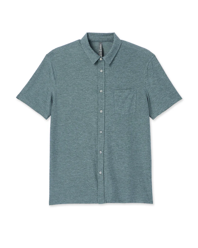 Short Sleeve Strato Button Down