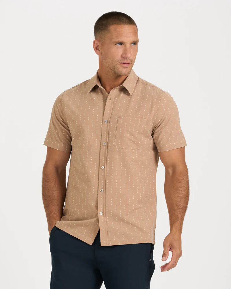 Short-Sleeve Bridge Button Down