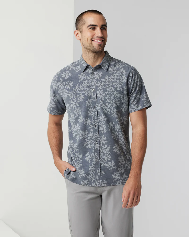 Short-Sleeve Bridge Button Down