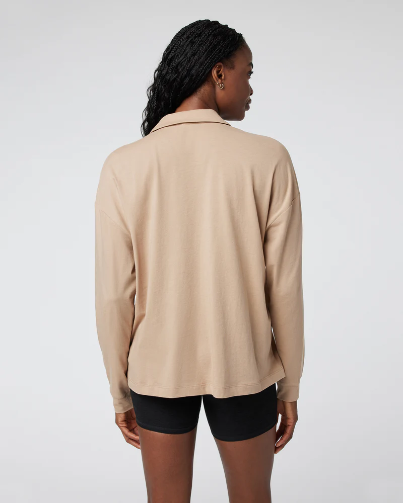 Long Sleeve Sutton Relaxed Polo