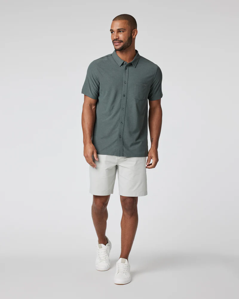 Short-Sleeve Ace Button Down