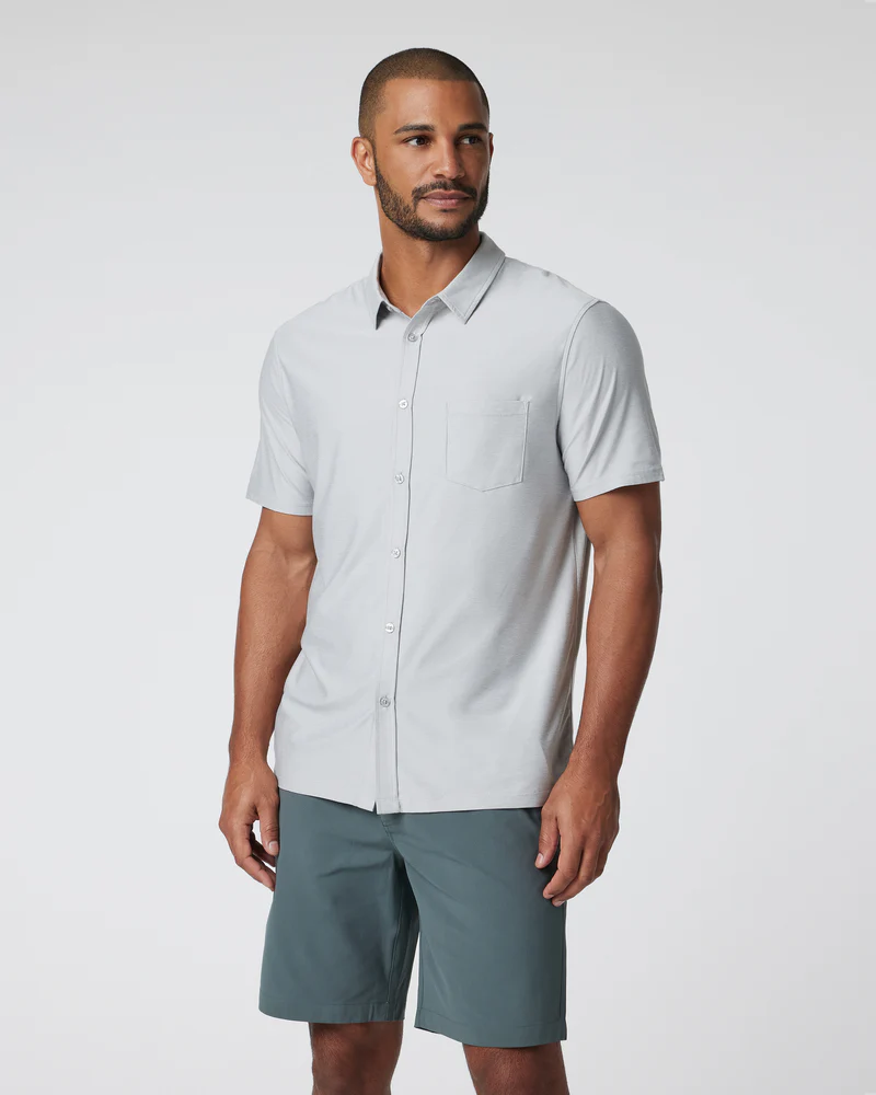 Short Sleeve Strato Button Down