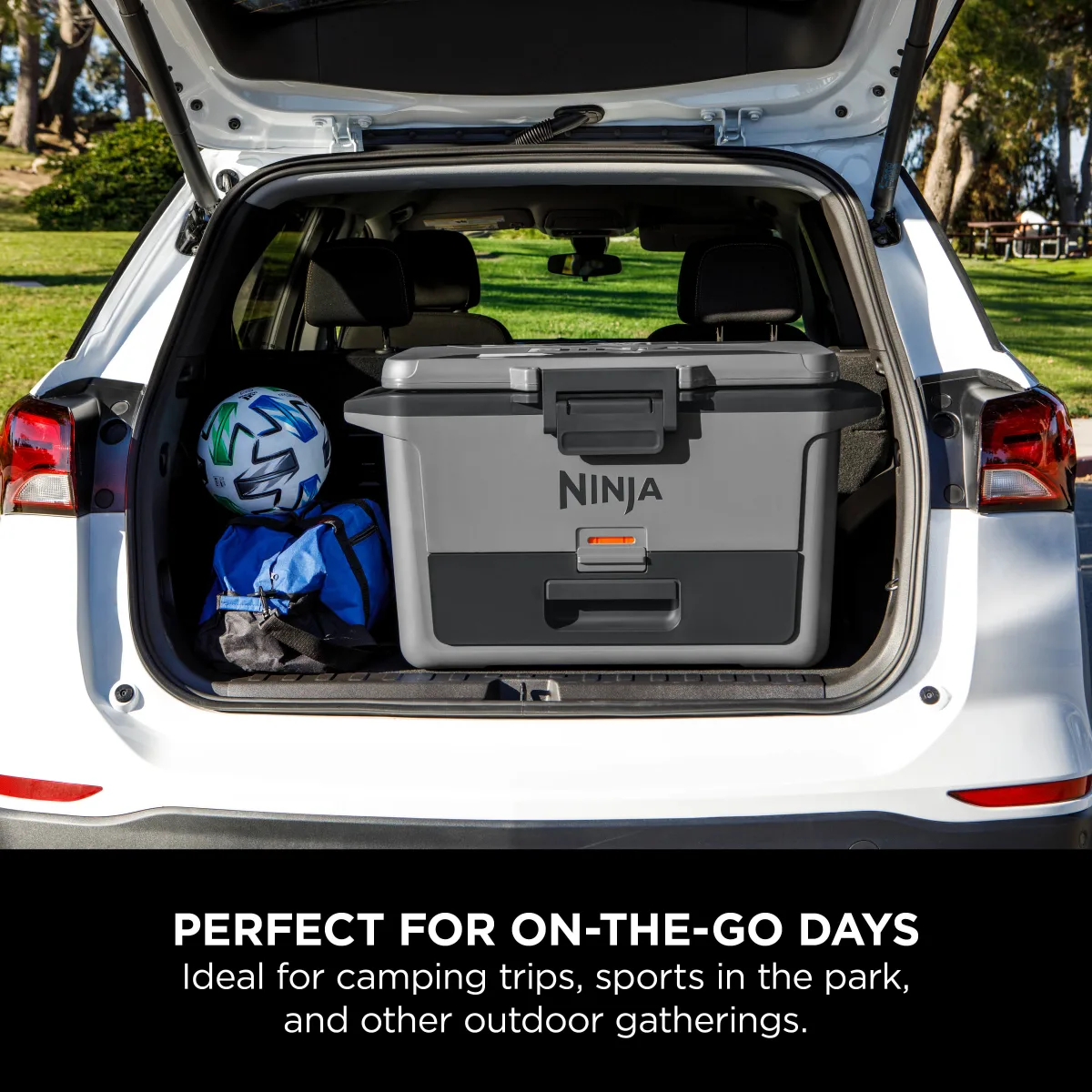 Ninja FrostVault 50QT/47L Cooler, Ice Pack & Thirsti Bottle Bundle