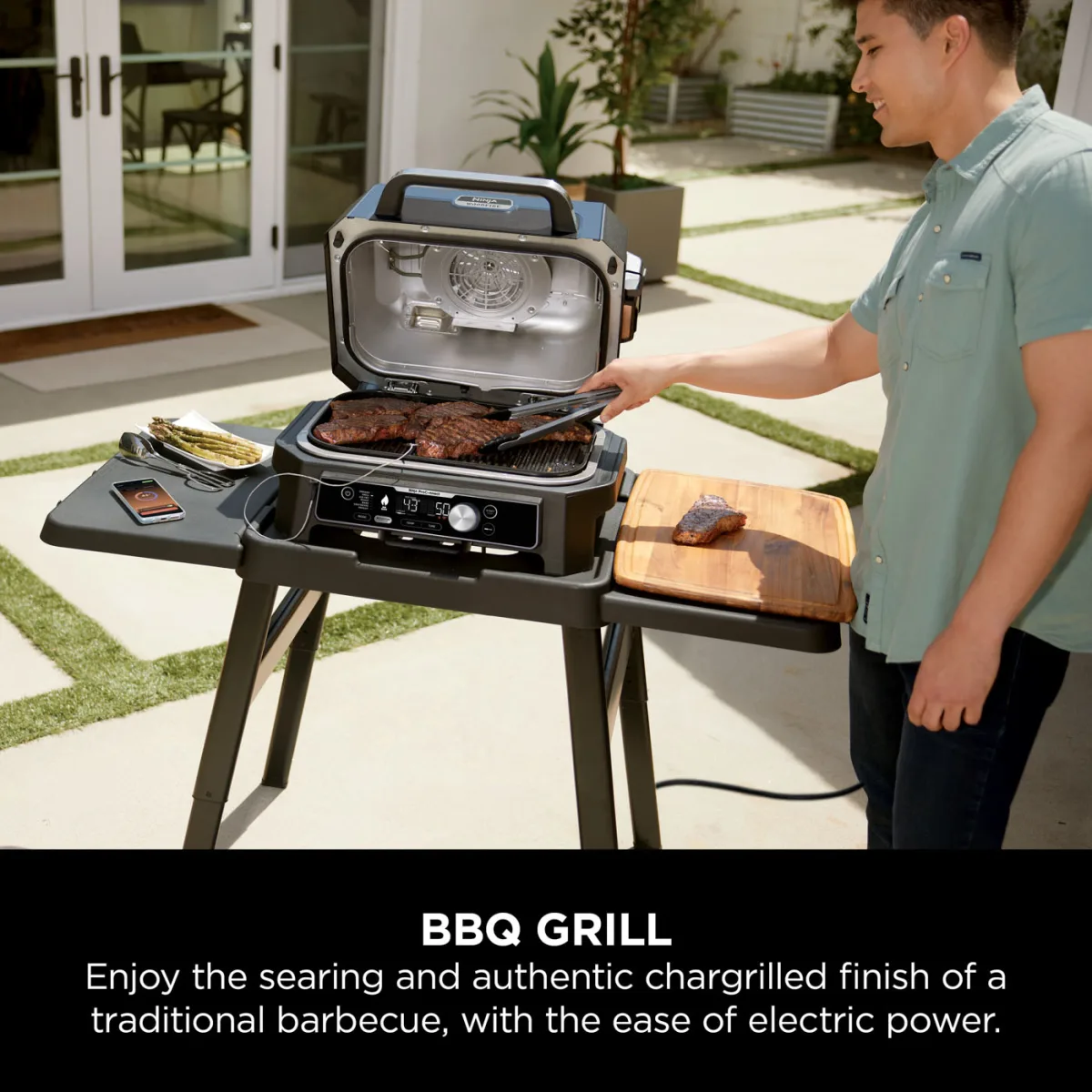 Ninja WoodFire XL Electric BBQ & FrostVault 47L Cooler Bundle