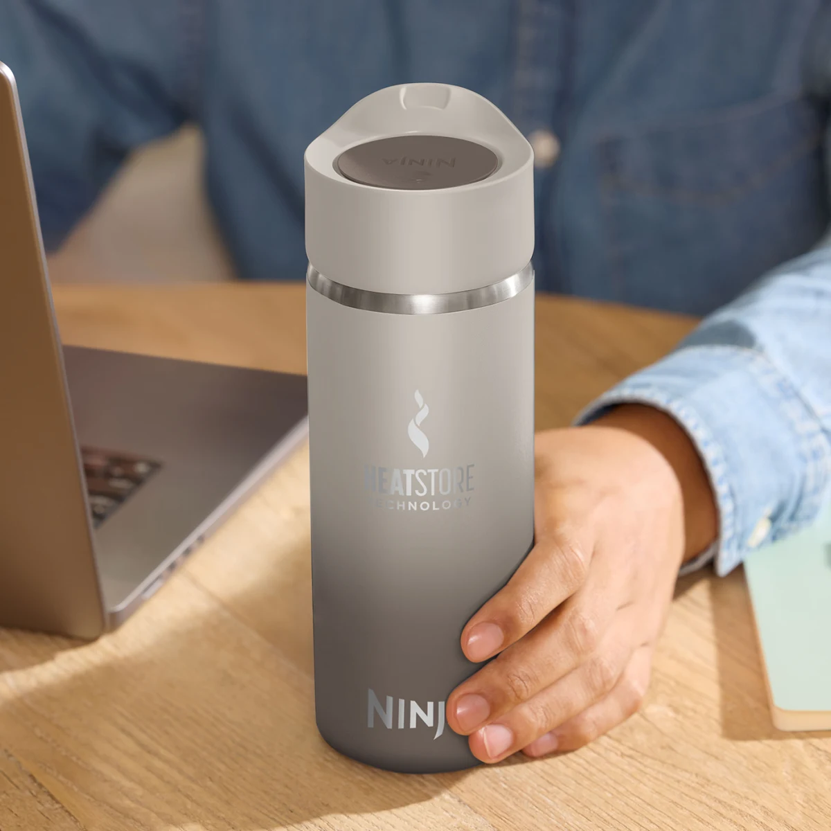 Ninja 400 ml Sip Perfect Travel Mug – Stone DW1603EUUKST