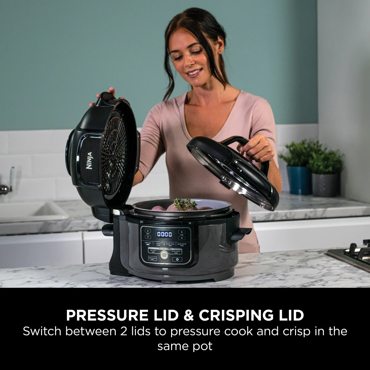 Ninja Foodi Mini 6-in-1 Multi-Cooker 4.7L OP100UK