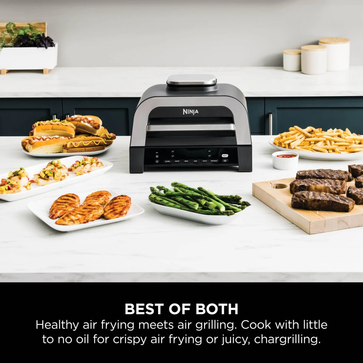 Ninja 6-in-1 MAX Grill & Air Fryer DG551UK