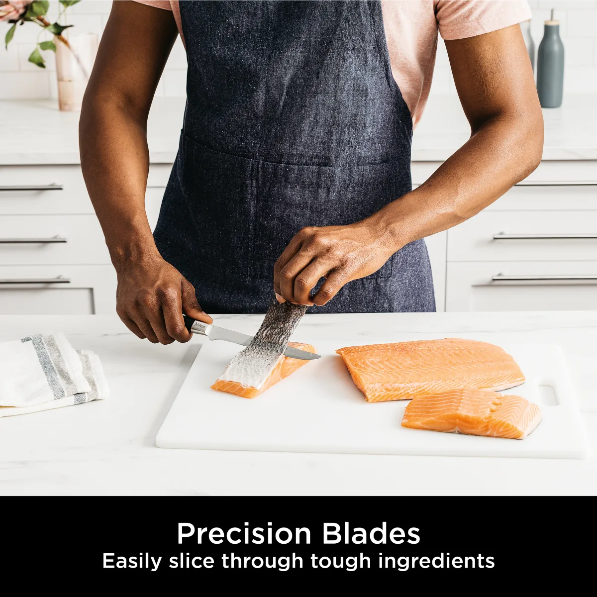 Ninja Foodi StaySharp Knife Block with Integrated Sharpener 6-Piece Set [K32006UK]