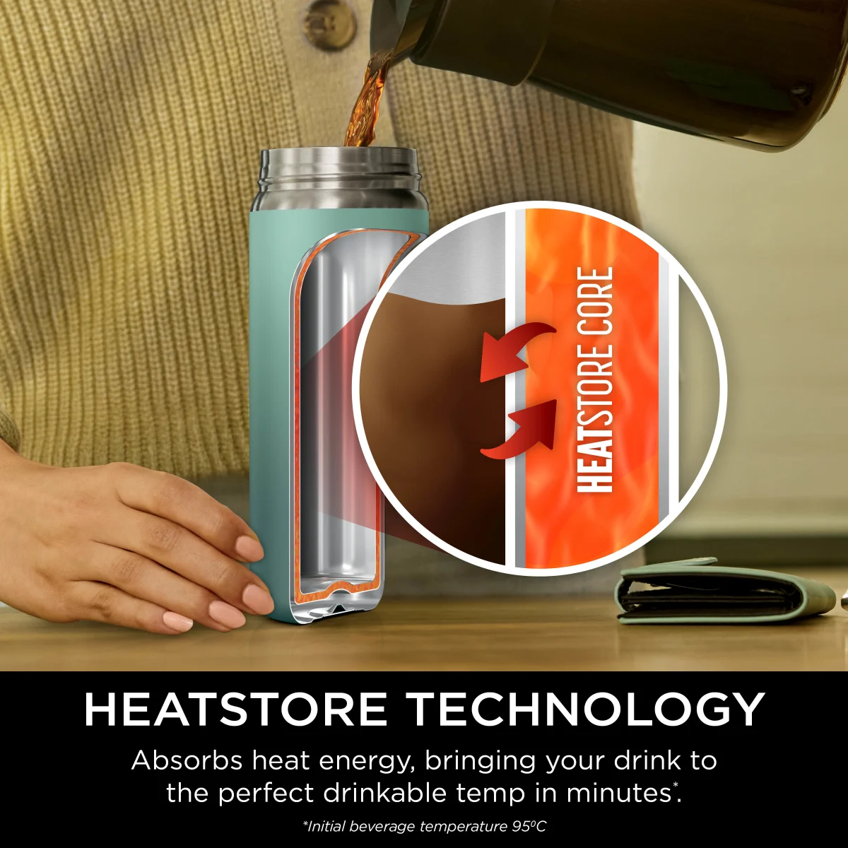 Ninja 400 ml Sip Perfect Travel Mug – Green DW1603EUUKGN