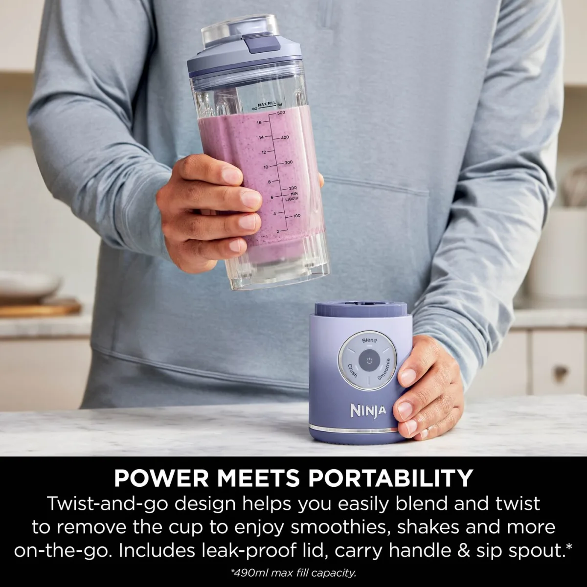 Ninja Blast Max Portable Blender - Lavender BC251UKLD