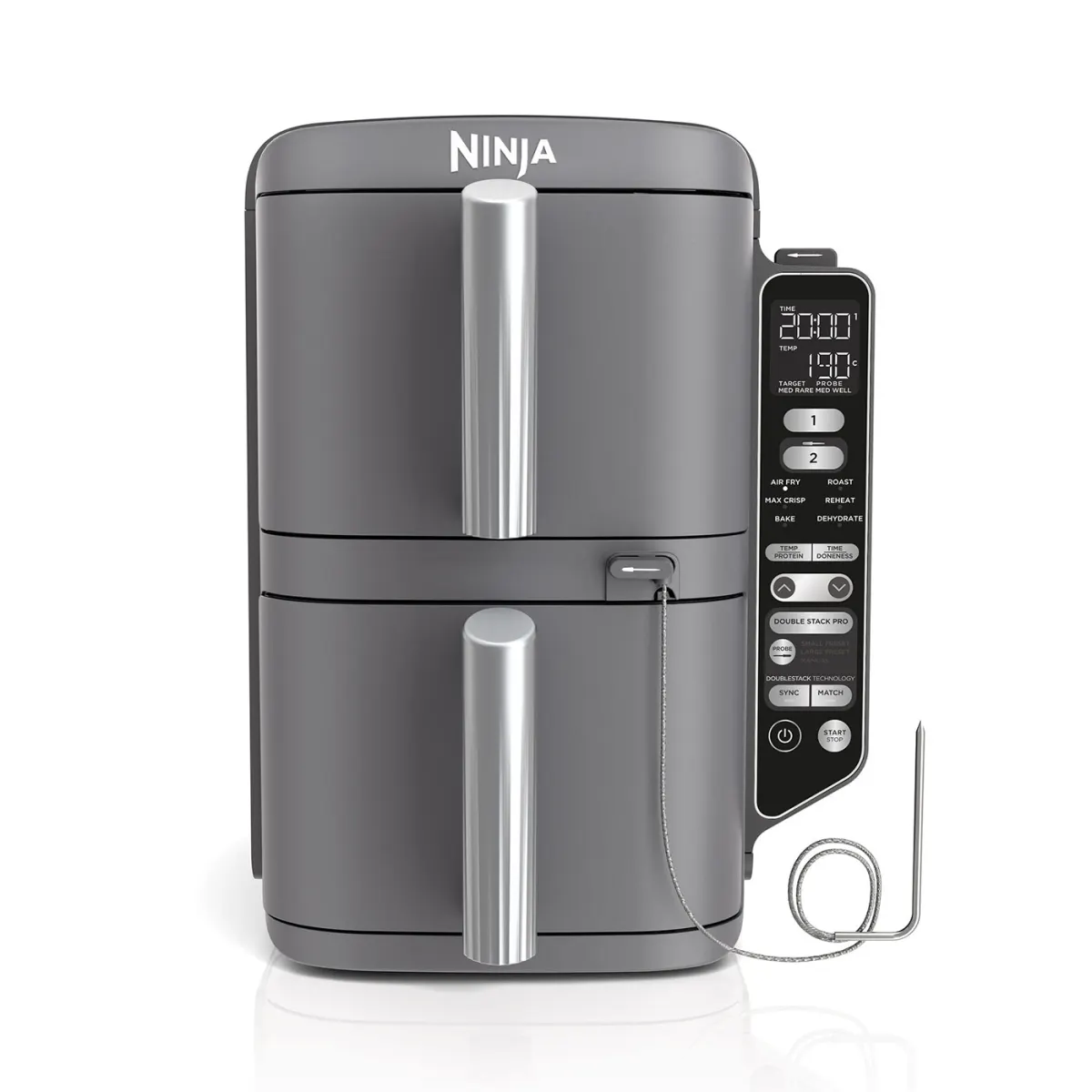 Ninja Double Stack XL 2-Level Air Fryer with Smart Cook System 9.5L​ SL451UK