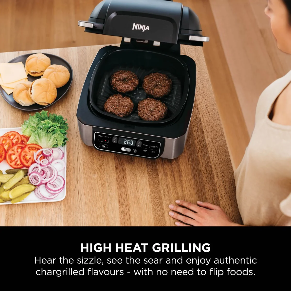 Ninja Foodi Health Grill & Air Fryer AG301UK