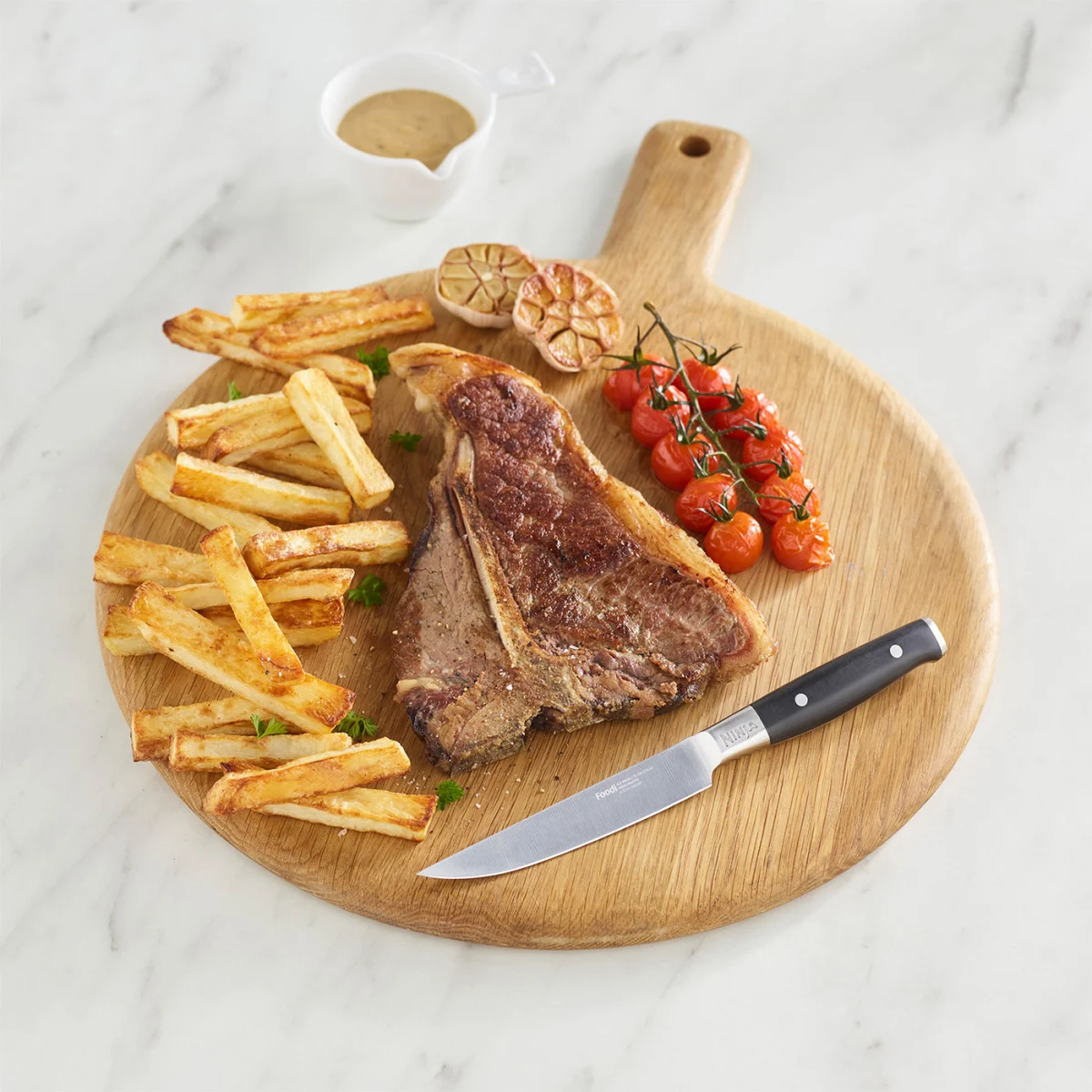 Ninja Foodi MAX Pro Health Grill and Steak Knives Bundle - AG651STEAK