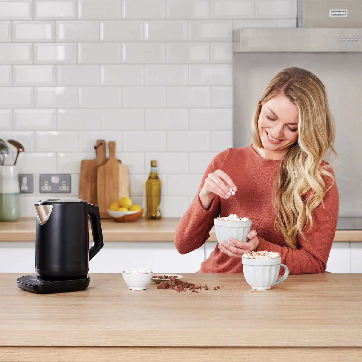 Ninja Black Perfect Temperature Kettle, Rapid Boil – KT200UK