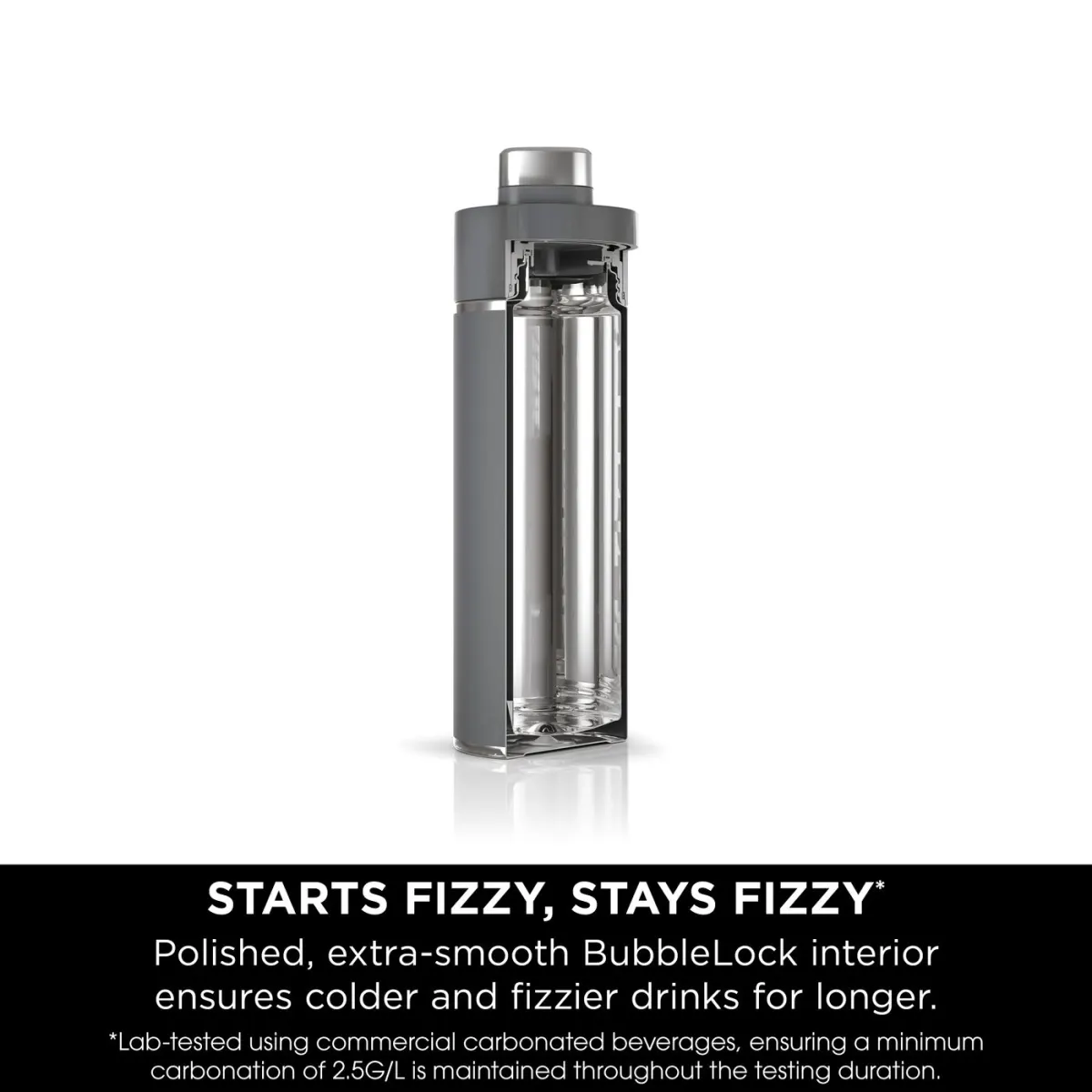 Ninja Thirsti 530 ml Travel Bottle – Grey DW1801EUUKGY