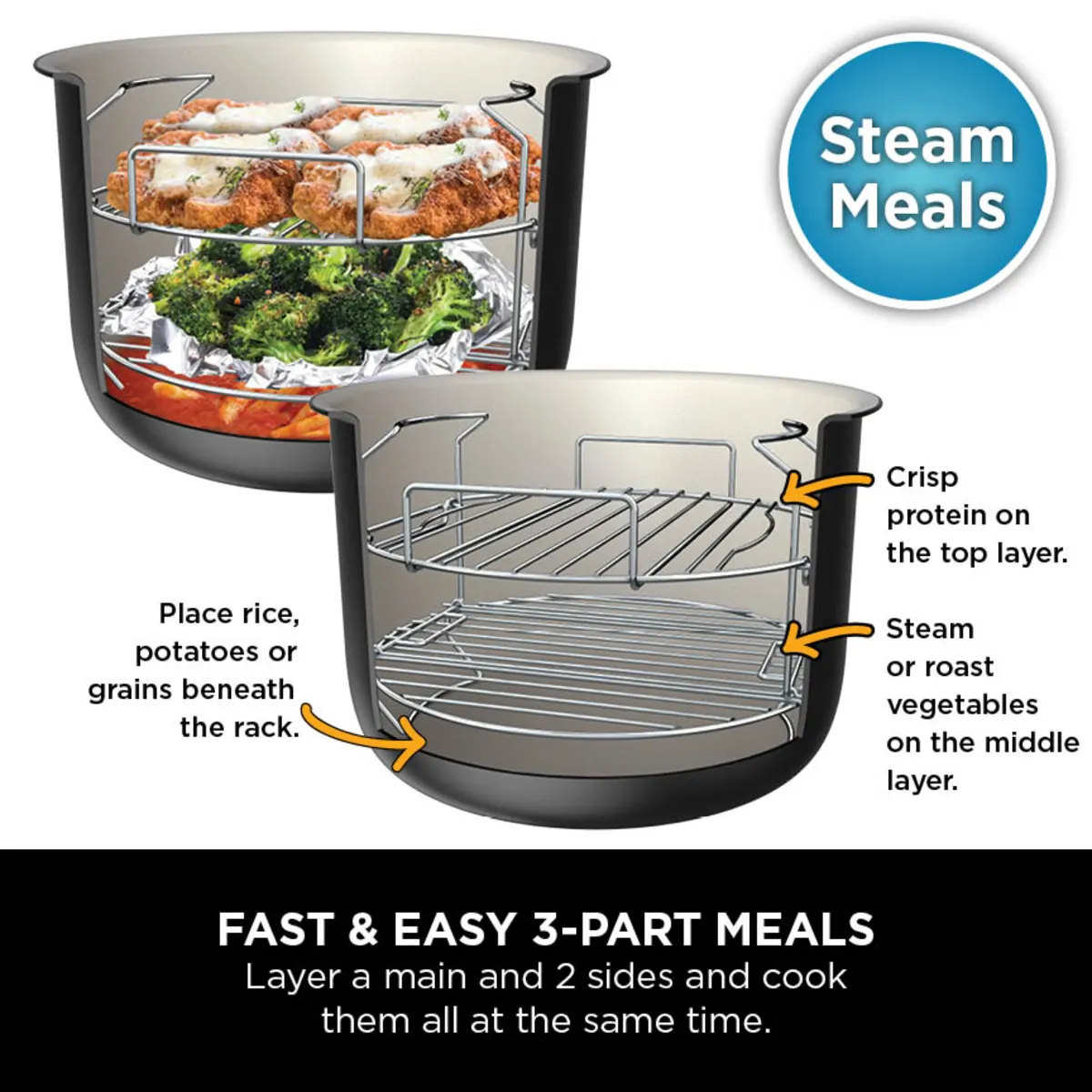 Ninja Foodi MAX 15-in-1 SmartLid Multi-Cooker with Smart Cook System 7.5L OL750UK