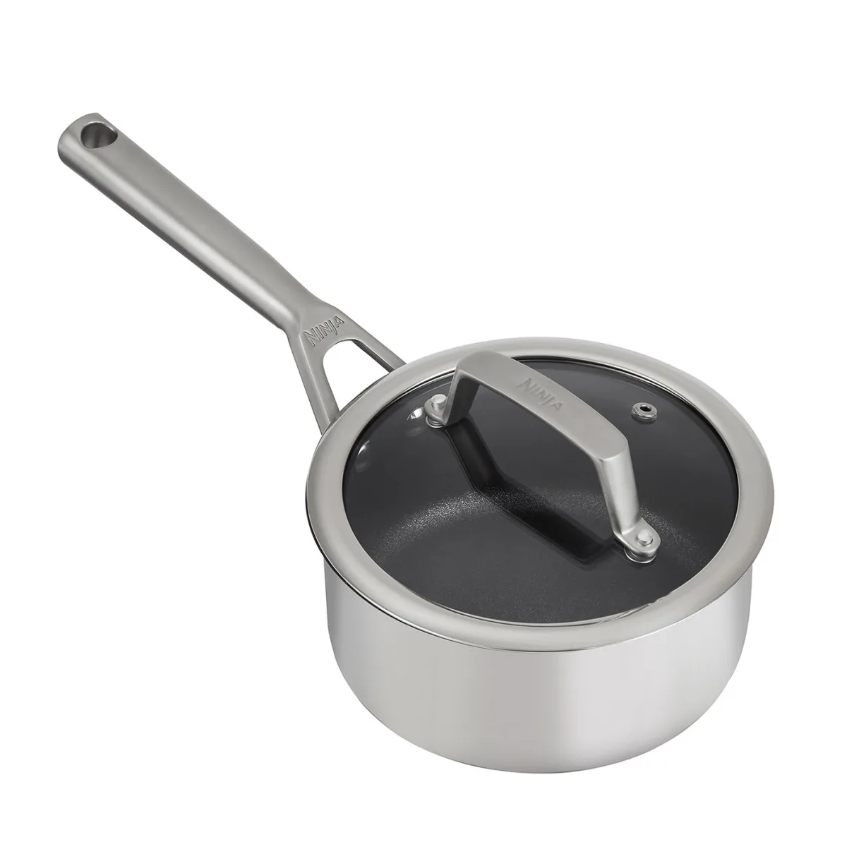 Exclusive Ninja ZEROSTICK Stainless Steel Cookware Bundle - 6-Piece Set