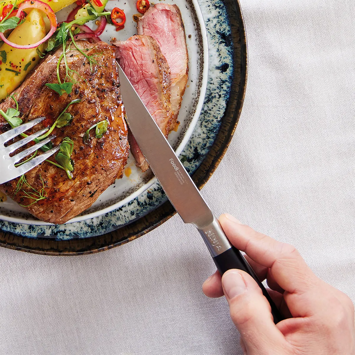 Refurbished Ninja Foodi StaySharp Steak Knives – 6-Piece Set [K32106UKREF] | Excellent Condition